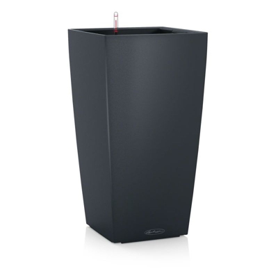 Vaso Fioriera CUBICO COLOR 22x22 con auto irrigazione - GRIGIO ARDESIA - LECHUZA