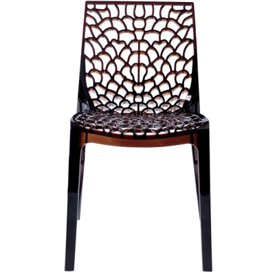 SEDIA GRUVYER (policarbonato) | Brown