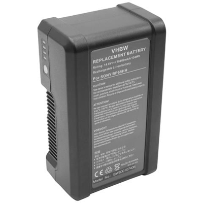 Batteria Compatibile Con Sony Msw-900, Msw-900p, Msw-970, Msw-970p, Pdw-510 Videocamera Camcorder (10400mah, 14,8v, Li-ion)