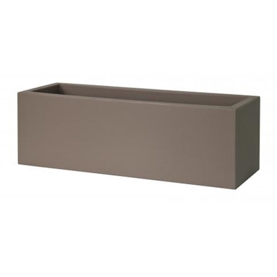 Balconiera KUBE MINI CASSETTA 50X18 H18 - TORTORA - EURO3PLAST