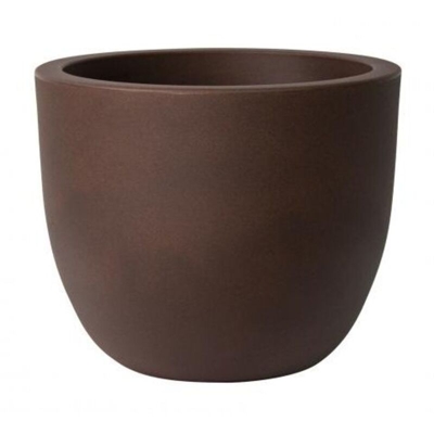 Vaso tondo ETRIA Ø44 H36 - RUGGINE - EURO3PLAST