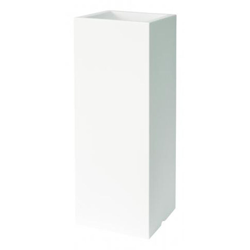 Fioriera KUBE HIGH SLIM VASO ALTO 25X25 H70 - BIANCO - EURO3PLAST características