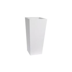 Vaso Quadrato KIAM 40X40 H90 - BIANCO OTTICO - EURO3PLAST en oferta