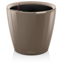Vaso da tavolo CLASSICO PREMIUM Ø28 LS con auto irrigazione - TORTORA LUCIDO - LECHUZA características