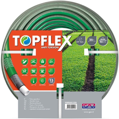 tubo giardino ANTITORSIONE 1/2 -12,5 mm 15 mt 45 bar