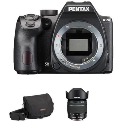 Fotocamera Reflex K70 + Obiettivo 18-55mm Wr + Custodia