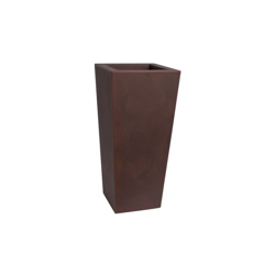 Vaso Quadrato KIAM 35X35 H75 - RUGGINE - EURO3PLAST precio