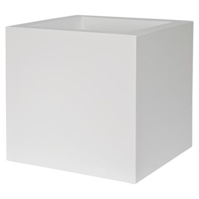 Fioriera KUBE VASO QUADRATO 40X40 - BIANCO - EURO3PLAST