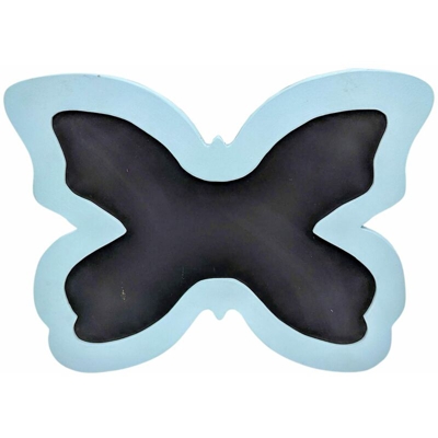 Domeahome - Lavagna Artigianale - Farfalla Colori Celeste