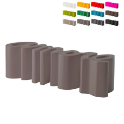 Panchina divanetto design moderno Amore interno ed esterno Slide | Colore: Grigio Scuro precio