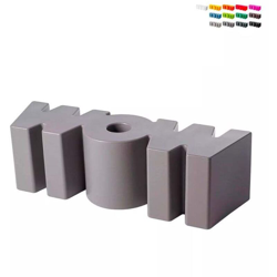 Panchina divanetto design moderno Slide Wow interni e giardino | Colore: Grigio Scuro precio