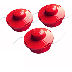 3x FS2 bobina con starter automatico, bobina a doppia fila, rullo di nylon, accessori, ricambio, bobina per decespugliatore a benzina - rosso - Nemaxx características
