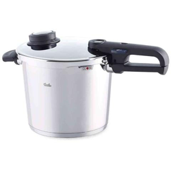Pentola A Pressione Con Inserto Vapore Ø 22 Cm Capacità 6 Litri Acciaio Inox - Linea Vitavit Premium precio