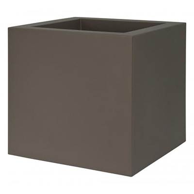 Fioriera KUBE VASO QUADRATO 40X40 - TORTORA - EURO3PLAST