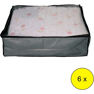 Set Di 6 Coperture Per Coperte - Non Tessuto Ventilato 65 X 55 X 20Cm