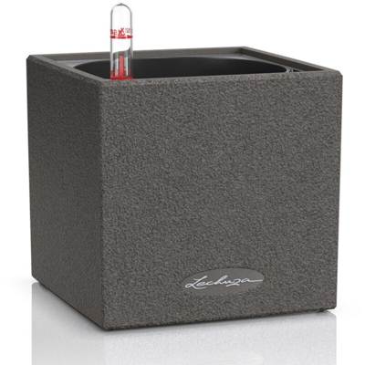 Fioriera CANTO STONE 14X14 - BIANCO QUARZO - LECHUZA