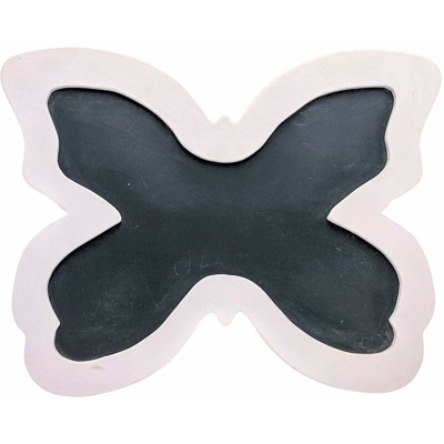 Domeahome - Lavagna Artigianale - Farfalla Colori Rosa Confetto