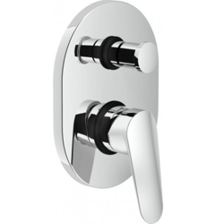 Miscelatore doccia incasso con deviatore Nobili Blues BS101100CR | Cromo - 2 Uscite precio