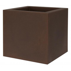 Fioriera KUBE VASO QUADRATO 30X30 - RUGGINE - EURO3PLAST en oferta