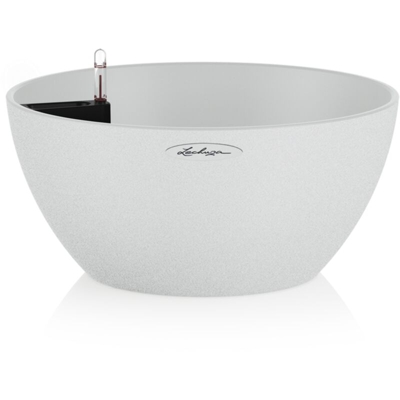 Ciotola da Tavolo Cubeto Stone Ø30 - BIANCO QUARZO - LECHUZA