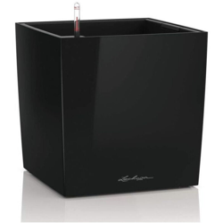 Vaso fioriera CUBE PREMIUM 50x50 con auto irrigazione - NERO LUCIDO - LECHUZA características