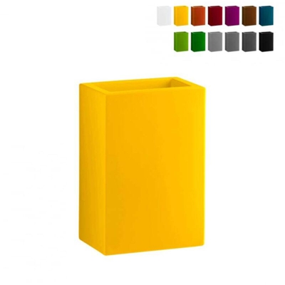 Vaso Base Pot H 40-Giallo Zafferano