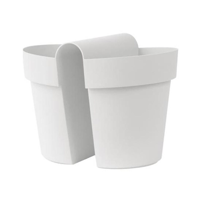 Balconiera BE-UP VASO 33X25 – BIANCO - EURO3PLAST