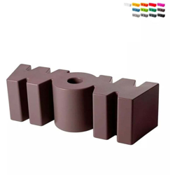 Panchina divanetto design moderno Slide Wow interni e giardino | Colore: Marrone características