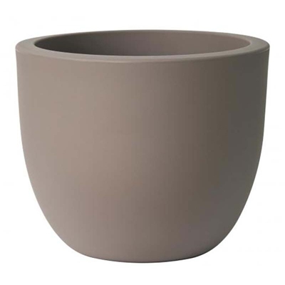 Vaso tondo ETRIA Ø74 H61 - TORTORA - EURO3PLAST