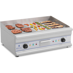 Royal Catering Piastra Elettrica Acciaio Doppia Manopola Grill Barbecue 230V precio