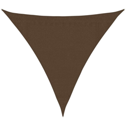 vidaXL Vela Parasole 160 g/m² Marrone 3x3x3 m in HDPE - Marrone precio