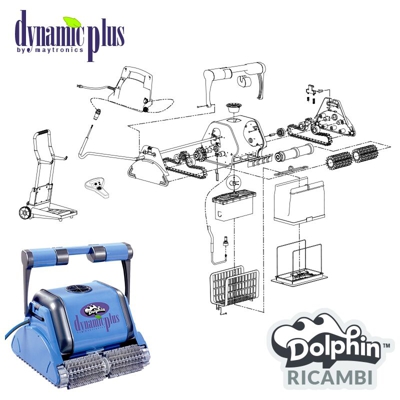 Ricambi Robot Piscina Dolphin Dynamic Plus | Posizione 11