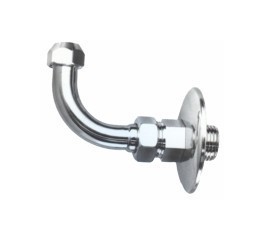 Curvetta Sottolavabo Rame Cromato 1/2" Fissa