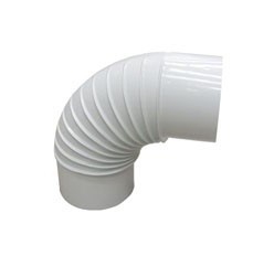Gomito Alluminio Bianco 90^ 14