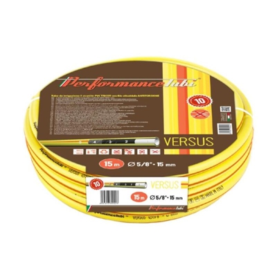 Tubo 5/8" Pollice Acqua Irrigazione Per Giardino Versus 5 Strati Giallo 50 Metri