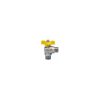 RUBINETTO SQUADRA METANO-GPL 1/2"M x 1/2"M GEMAC