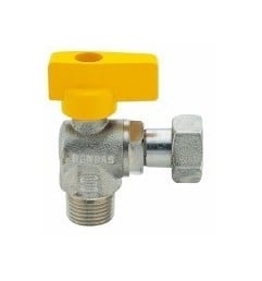 RUBINETTO SQUADRA METANO-GPL 1/2"M x 1/2"F GEMAC