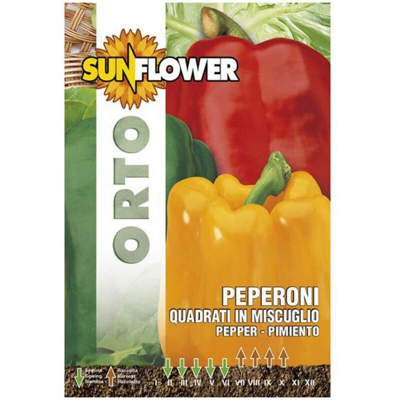 Sementi Misticanza Peperoni Sunflower