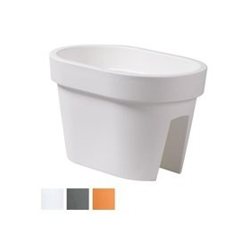 VASO LOFLY RAILING OVALE cm 40x27 h 25 terracotta en oferta