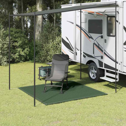 vidaXL Tappeto da Tenda 200x200 cm Verde Scuro características