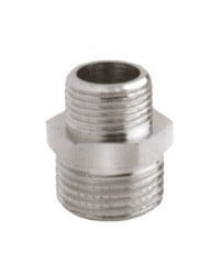 NIPPLO RIDOTTO OTTONE CR M3/8"-M1/2" Pz.2 GEMAC