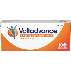 Voltadvance 25 mg 10 Compresse Rivestite precio