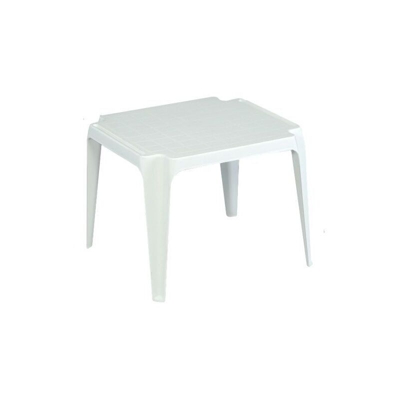 TAVOLO RESINA BABY BIANCO 55x50 PROGARDEN