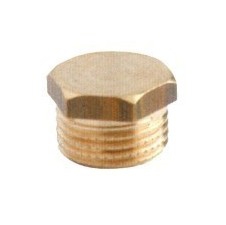 TAPPO ESAGONALE OTTONE M1/2" Pz.2 GEMAC