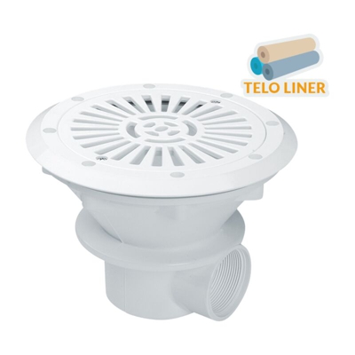 Scarico di Fondo Piscina Astralpool Ø210 per Rivestimento Liner PVC