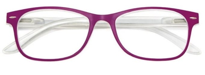 OCCHIALE DA LETTURA PREMONTATO TWINS GOLD ICE VIOLA +2,00