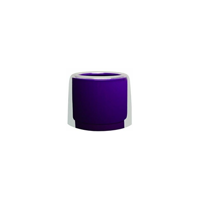 Hobby Gel del Fiore - Vaso Tondo con Sistema di Auto-irrigazione, 54 x 40 cm, Viola Melanzana