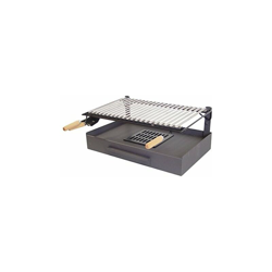 Imex El Zorro 71409 - Cassetto per barbecue con griglia inox, 68 x 40 x 26 cm características