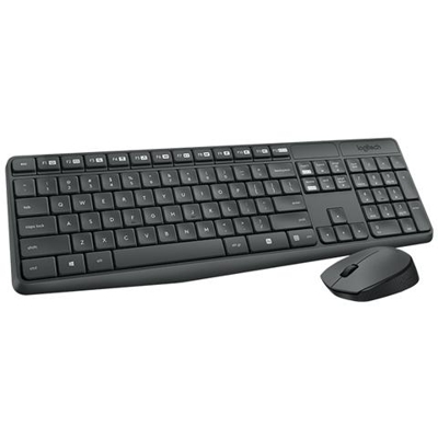 MK235 RF Wireless AZERTY Belga Grigio tastiera