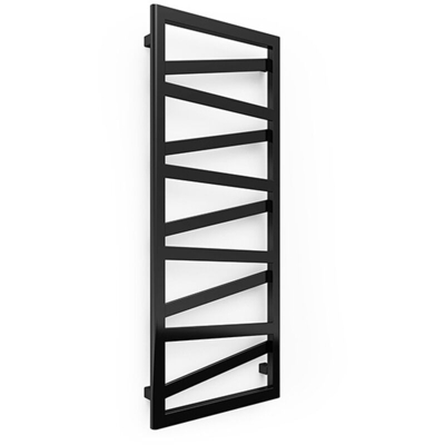 L. Scaldasalviette elettrico di 1230mm di altezza e di 600mm di larghezza.